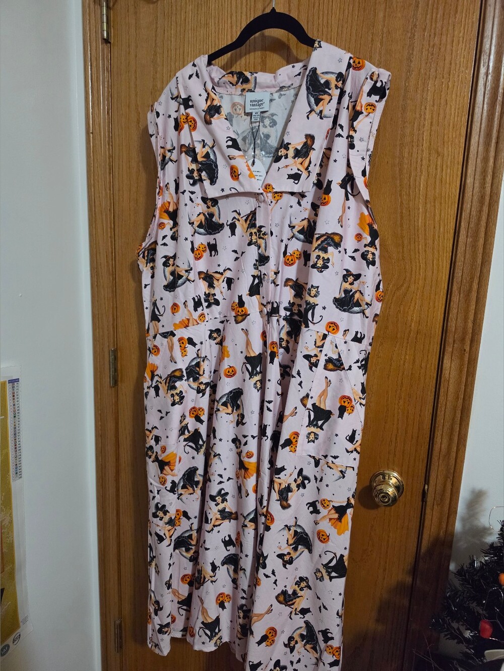 Pink Halloween Pinup Dress